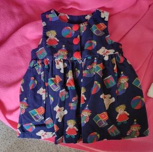 Home sewn dress fall/winter newborn baby girl